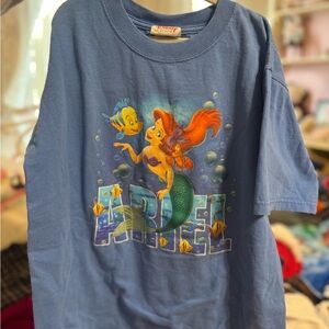 Vintage Adult Disney Ariel Blue T-Shirt